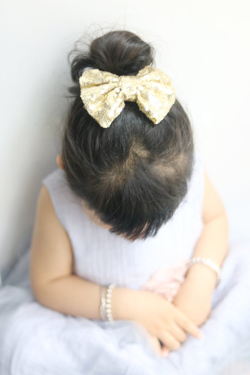 Missgrace Hot Gold Hair Bow.Hair Bows, Hair Clips,Girls Hair Bows.Hair Bows - Image 2
